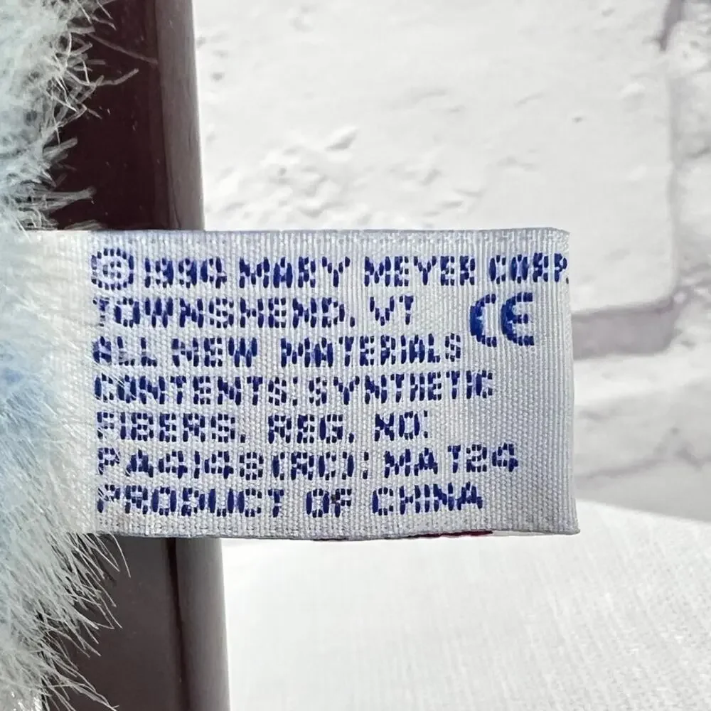 Mary‎ Meyer Grandma's Bear 1995 LE 589/2500 Jointed Blue Gray Plush Teddy Bear